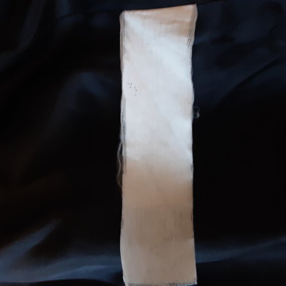 Stile Benetton Black Mid-length Wool Pea Coat Jacket | Size XS / Small - Picture 12 of 12